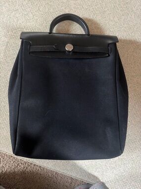 Hermes Herbag toile 2 in 1 backpack (vintage)